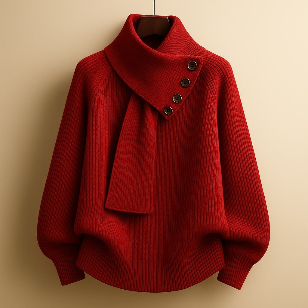 Elena Rib-Knit Sweater